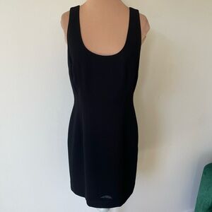Nicole Miller Vintage LBD Scoop Neck Sleeveless Mini Little Black Dress EUC Sz 8